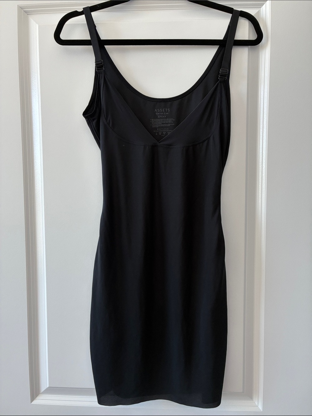 Spanx Size L Shaping Slimming Slip Dress with Attached Bodysuit
